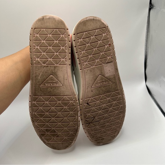 Prada Downtown Leather Sneakers - Picture 8 of 11